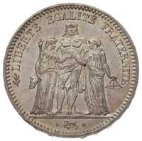 II Republika 1848-1852, 5 franków 1848 A, Paryż, bardzo ładnie zachowany egzemplarz