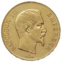 100 franków 1858 A, Paryż, Fr. 572, złoto 32.24 