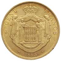 Karol III 1856-1889, 100 franków 1886 / A, Paryż, Fr. 11, złoto 32.23 g