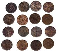kolekcja 8 sztuk monet 1/4 kopiejki od 1896 do 1