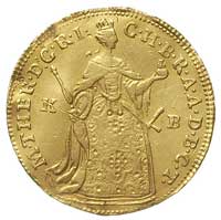 Maria Teresa 1740-1780, dukat 1760 / K-B, Krzemnica, Fr. 180. złoto 3.44 g, lekko gięty