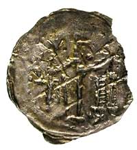 denar, Rw: Krzyż dwunitkowy i napis BOLI, Aw; Dw