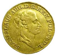 dukat 1786, Warszawa, H-Cz. 3280 R2, Fr. 104, T. 16, Kaleniecki s. 545, złoto 3.45 g