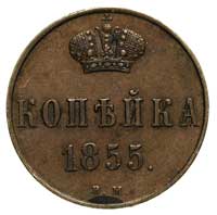kopiejka 1855, Warszawa, Plage 500, Bitkin 473, 