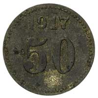 Bnin, 50 fenigów 1917, Magistrat Miasta, cynk 23 mm, Menzel 1623.4, nieco późniejsza dobitka z ory..