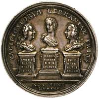 August III - pokój drezdeński, 1745, medal autor