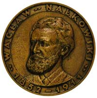 Kongres Geograficzny w Warszawie - medal autorstwa Hanny Nałkowskiej-Bickowej 1934 r, Aw: Popiersi..