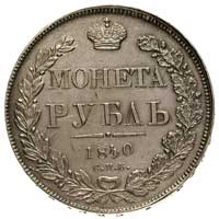rubel 1840, Petersburg, Bitkin 190, drobne rysy w tle