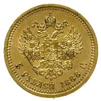 5 rubli 1888, Petersburg, Bitkin 27, Fr. 168, zł