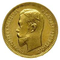 5 rubli 1903, Petersburg, Bitkin 30, Kazakow 268, Fr. 180, złoto 4.29 g