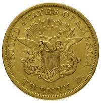20 dolarów 1852, Filadelfia, Fr. 169, złoto 33.27 g