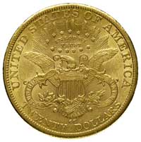 20 dolarów 1883 / CC, Carson City, Fr. 179, złoto 33.39 g, nakład 59.962 sztuk