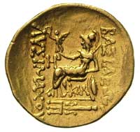 TRACJA - Lizymach /323-281 pne/, stater, Aw: Głowa Aleksandra Wielkiego w prawo, Rw: Atena na tron..