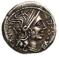 M. Sergius Silus 116/115 pne, denar, Rzym, Aw: G
