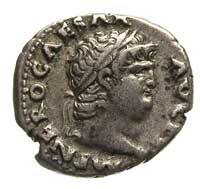 Neron 54-68, denar, Aw: Popiersie w prawo i napi