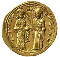Roman III 1028-1034, histamenon nomisma, Konstantynopol, Aw: Chrystus na tronie na wprost i napis ..
