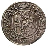 trojak 1562, Wilno, herb Topór pod monogramem i 