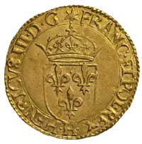 ecu d’or 1580, La Rochelle, złoto 3.36 g, Duples