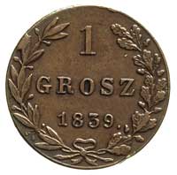 grosz 1839, Warszawa, kropka po dacie, Plage 256