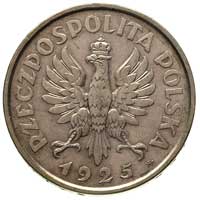 5 złotych 1925, Warszawa, Konstytucja, 81 perełek, srebro 24.89 g, Parchimowicz 113 b, wybito 1.00..