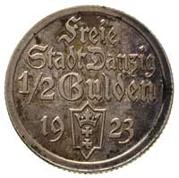 1/2 guldena 1923, Utrecht, Koga, Parchimowicz 59 a, patyna