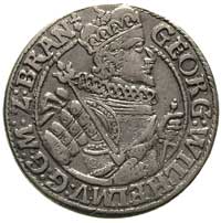 ort 1622, Królewiec, popiersie w mitrze i w zbroi, Neumann 10.100, pęknięty krążek