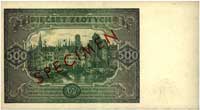 500 złotych 15.01.1946, SPECIMEN, seria A 000000