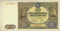 50 złotych 15.05.1946, seria B, Miłczak 128a