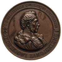 Jędrzej Zamojski- medal autorstwa C.Radnitzkiego 1850 r, Aw: Popiersie w prawo i napis w otoku C.K..