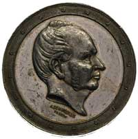 Józef Majer- medal autorstwa A.Schindlera 1881 r, Aw: Głowa w prawo i niżej A.SCHINDLER KRAKÓW, Rw..