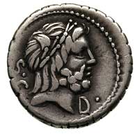 Q. Anto. Balb PR 83-82 pne, denar seratus, Rzym, Aw: Głowa Jupitera w wieńcu laurowym w prawo, w p..