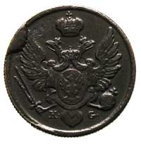 3 grosze 1833, Warszawa, Plage 176, Bitkin 1046, nieco rzadsza moneta wybita wyszczerbionym stempl..