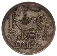 1 gulden 1923, Utrecht, Koga, Parchimowicz 61, moneta w pudełku NGC z certyfikatem AU 58
