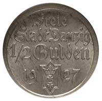 1/2 guldena 1927, Berlin, Parchimowicz 59 b, ład
