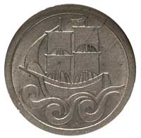 1/2 guldena 1927, Berlin, Parchimowicz 59 b, ładnie zachowana moneta w pudełku GCN z certyfikatem ..