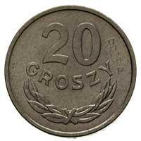20 groszy 1949, na rewersie wklęsły napis PRÓBA, Parchimowicz -, aluminium 0.96 g, nakład nieznany..