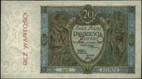20 złotych 1.03.1926, seria V 0245678, WZÓR, Mił