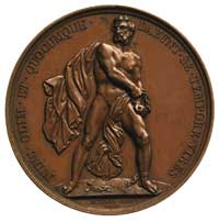 medal patriotyczny autorstwa Barre’a 1832 r., Aw