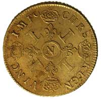 podwójny louis d’or 1693 / N, Montpelier, Gadoury 260, Fr. 432, złoto 13.53 g, bardzo ładny, rzadk..