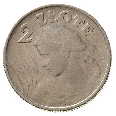 2 złote 1924/H, Birmingham, Parchimowicz 109 b, 
