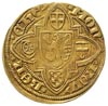 księstwo Jülich- Reinald IV 1402-1423, goldgulden, Aw: Postać św. Piotra, poniżej herb w tarczy, w..