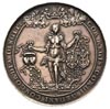 medal autorstwa J.Höhna wybity z okazji przybycia króla Jana Kazimierza do Gdańska w 1853 roku, Aw..