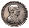medal wybity z okazji pobytu Napoleona w Dreźnie w 1807 r., autorstwa Hoecknera, Aw: Popiersie Fry..