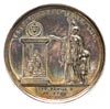 medal chrzestny, autorstwa Franciszka Stuckhart’a 1822-1826 r., Aw: Matka z dzieckiem obok krzyża,..