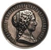 Aleksander II 1855-1881, medal nagrodowy dla absolwentek żeńskiego gimnazjum, Aw: Portret Marii Al..