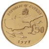 50 funtów 1977, złoto 15.96 g, Fr. 6, wybite ste