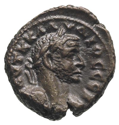 Klaudiusz II Gocki 268-270, tetradrachma bilonowa 269-270, Aleksandria, Aw: Popiersie cesarza w prawo, Rw: Orzeł stojący w lewo z głową zwróconą w prawo, w dziobie wieniec, w polu litery L i B, Emmett 3879