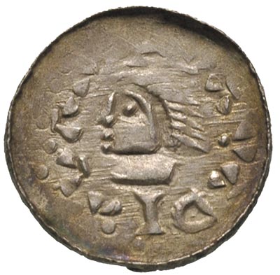 Władysław Herman 1081-1102, denar, Aw: Głowa i n