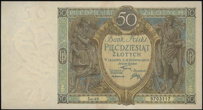 50 złotych 28.08.1925, seria AN, Lucow 624 R3, M