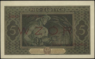 5 złotych 25.10.1926, seria A 0245678, WZÓR, Luc